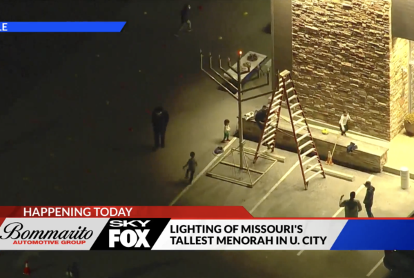 Missouri’s tallest menorah will be lit tonight in University City