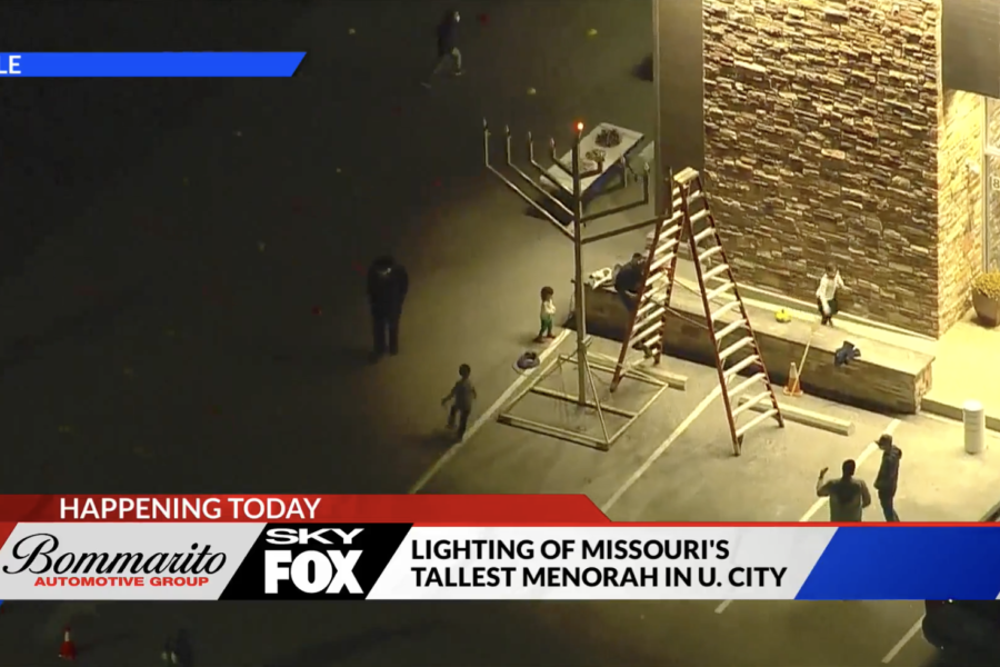 Missouri’s tallest menorah will be lit tonight in University City