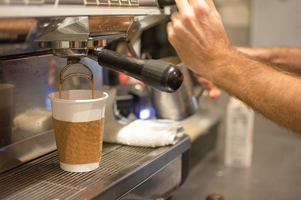 Barista Nick Henke has been coming to the cafe since he was a kid.