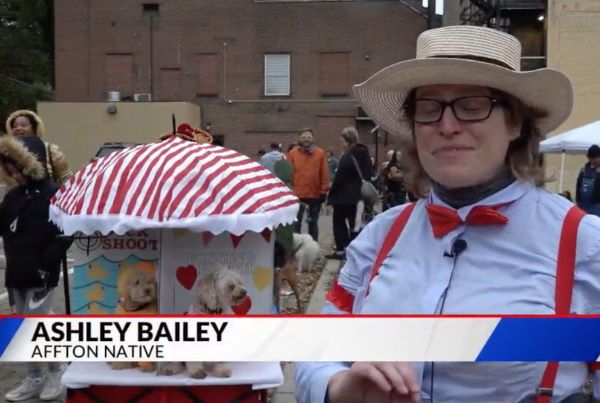 Flurry of furry friends gather for Halloween pet parade at the Loop