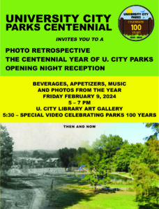 UNIVERSITY CITY PARKS CENTENNIAL